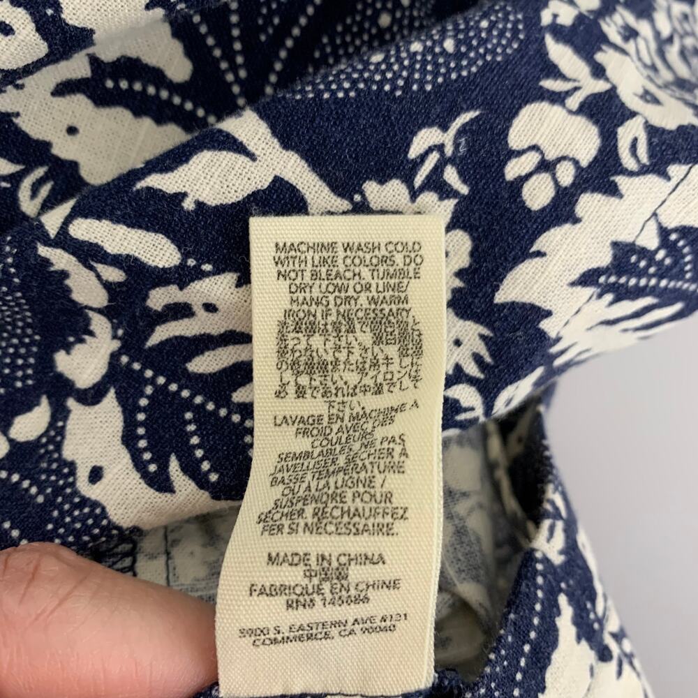 The Great Boating Skirt Navy Falling Leaves Women’s New Small - Picture 14 of 16